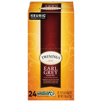 Twinings of London  Earl Grey Black Tea, Keurig® K-Cup® Pods, 24/Box (TNA85783)