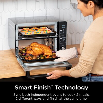 Ninja Double Oven Toaster Oven, Black (DCT401)