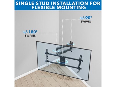 Mount-It! Full-Motion TV Mount, 110 lbs. Max. (MI-14003)