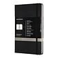 Moleskine Professional Notebooks, 5" x 8.25", College Ruled, 120 Sheets, Black (620756)