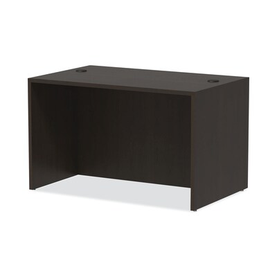 Alera Valencia Series Straight Front Desk Shell, 47 1/4w X 29 1/2d X 29 1/2h, Espresso