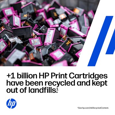 HP 63XL / 65XL Black High Yield Ink Cartridge, Prints Up to 300 Pages (B7RT5AN)