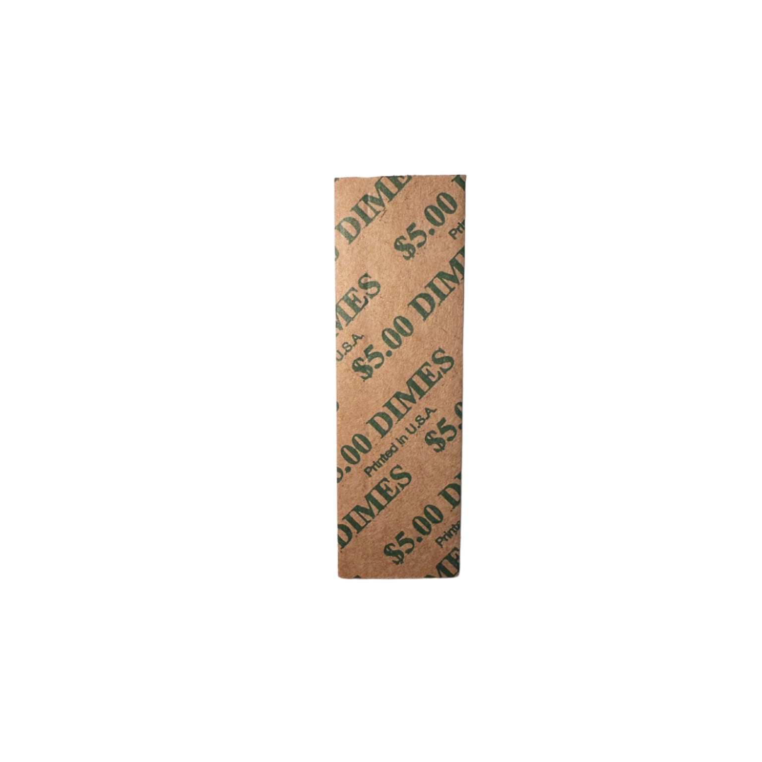 CONTROLTEK Coin Wrappers, Kraft/Green, 1000/Box (560044)