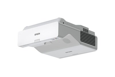 Epson PowerLite 760W Wireless WXGA 3LCD Ultra Short Throw Lamp-Free Laser Display Projector, White (