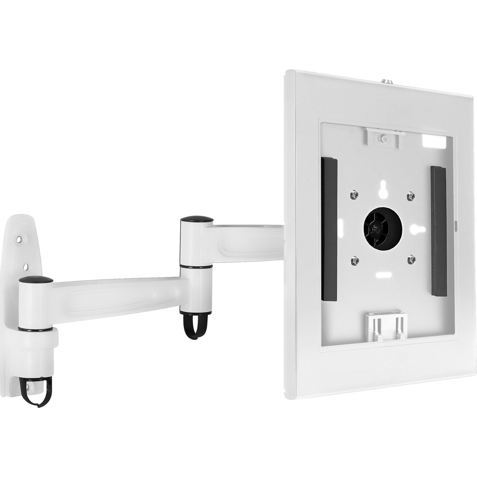 Mount-It! Adjustable Anti-Theft iPad Wall Mount with Swing Arm, White (MI-3774W_G10)