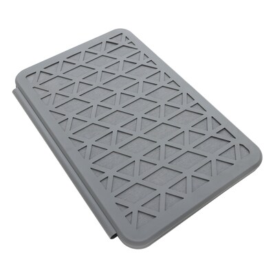 Better Houseware The Magic Dishmat™ II Stone and Silicone Drying Mat, Gray (3417)