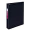 Avery Durable Mini 1 3-Ring Non-View Binders for 5 1/2 x 8 1/2 paper, Round Ring, Black (AVE27257