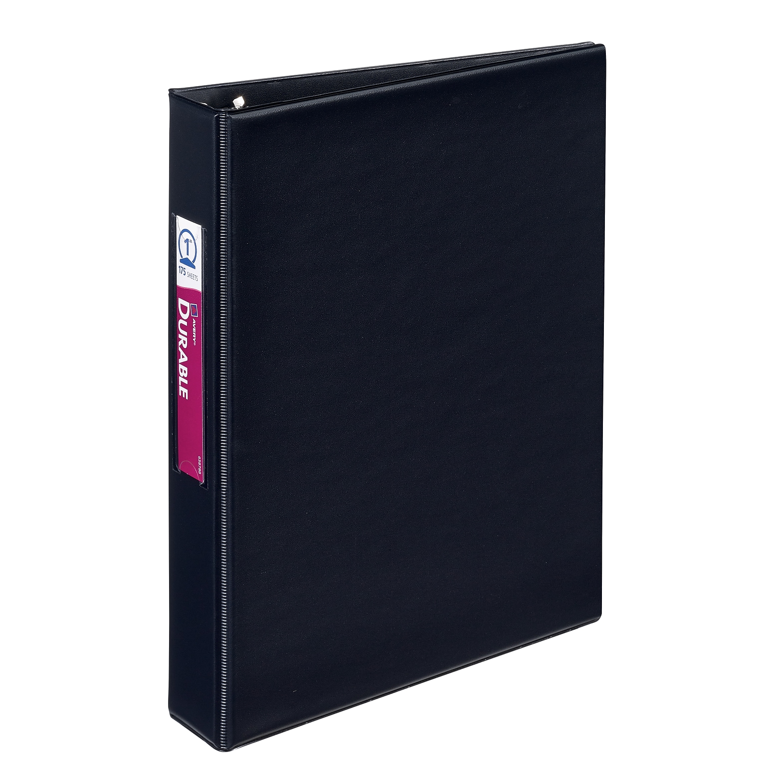 Avery Durable Mini 1 3-Ring Non-View Binders for 5 1/2 x 8 1/2 paper, Round Ring, Black (AVE27257)