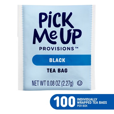 Pick Me Up Provisions™ Black Tea Bags, 100/Box (PM63312)