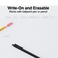 Staples® Write-On™ BIG TAB Dividers, 8-Tab Set, Color Tabs, 4/Pack
