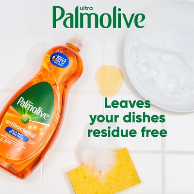 Palmolive Ultra Antibacterial Liquid Dish Soap, Orange, 20 oz. (US04232A)
