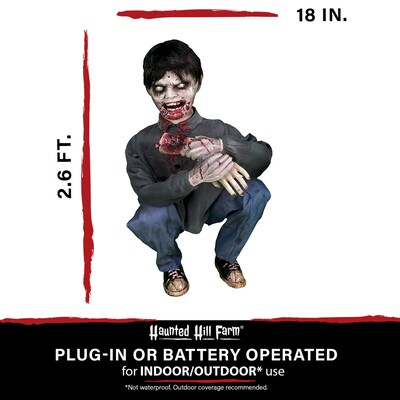 Haunted Hill Farm Crouching Limb Eater Zombie Boy by Tekky (HHLBRPR-FLSA)