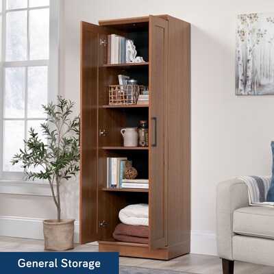 Sauder HomePlus 71H Storage Cabinet with 5 Shelves, Sienna Oak (411963)