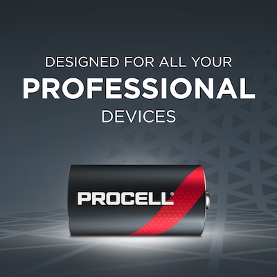 Procell Constant D Alkaline Battery, 12/Pack (PC1300)