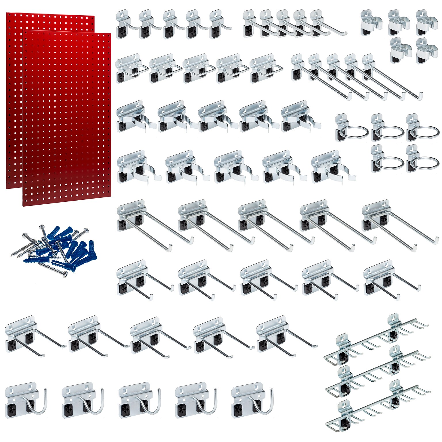 Triton Products LocBoard Pegboards with 63 pc. LocHook Assortment (LB2-RKit)