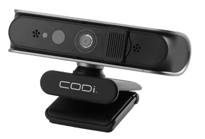 CODi Allocco 1080P IR Facial Recognition Webcam, Black  (A05023)