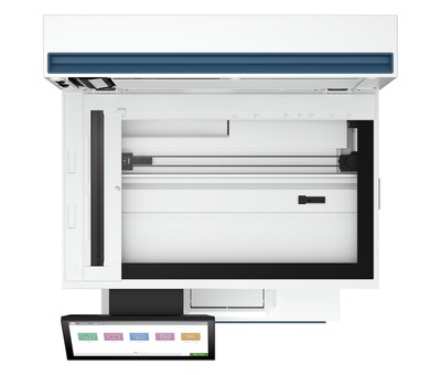 HP LaserJet Enterprise Flow MFP 6600zfw Wireless Monochrome All-in-One Laser Printer, Best for Office (675T1A#BGJ)