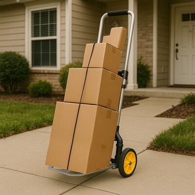 Mount-It! Folding Hand Truck and Dolly, Holds Up to 264 lbs. (MI-902)