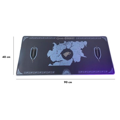 Lexip Game of Thrones XXL Non-Skid Mouse Pad, House Stark, Black (TSXLXMP0009)