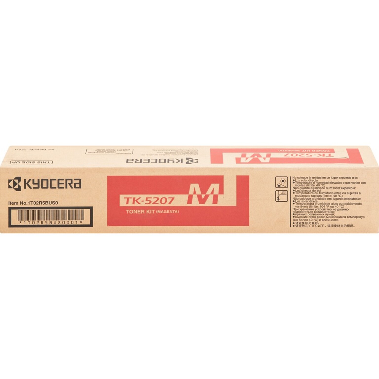 Kyocera TK5207M Magenta Standard Yield Toner Cartridge (1T02R5BCS0)