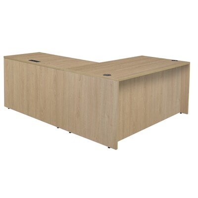 Regency Legacy 66" Executive L-Desk Shell, Noble Oak (LLDS663047NO)