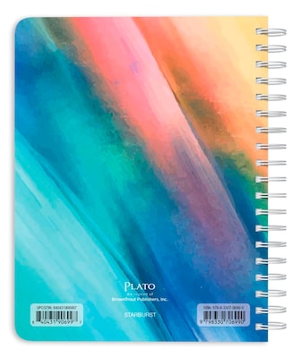 2025-2026 Plato Starburst 6 x 7.75 Academic Year Weekly Planner, Multicolored (9798330706990)