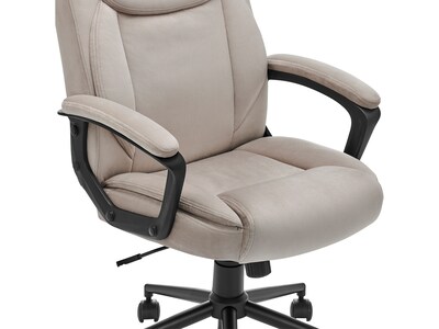 Click365 Transform 1.0 Ergonomic Fabric Swivel Desk Chair, Beige (CCHR10001D)