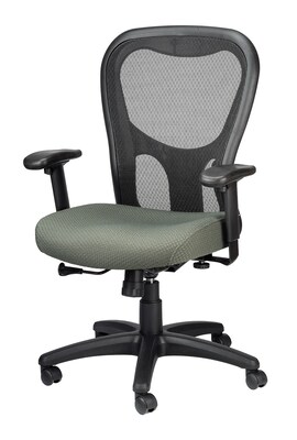 Tempur-Pedic Ergonomic Fabric/Mesh Swivel Task Chair, Olive/Black (TP9000-C-OLV)