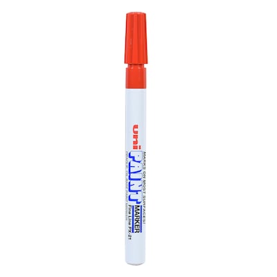 uni PAINT PX-21 Oil-Based Paint Marker, Fine Line, Red (63702)