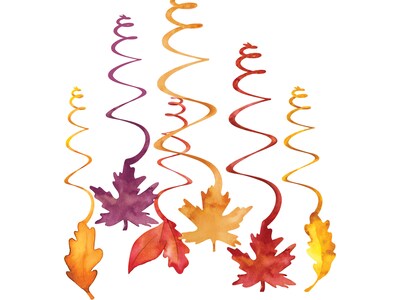 Amscan Fall Cutouts, Multicolor, 12/Set, 2 Sets/Pack (671395)