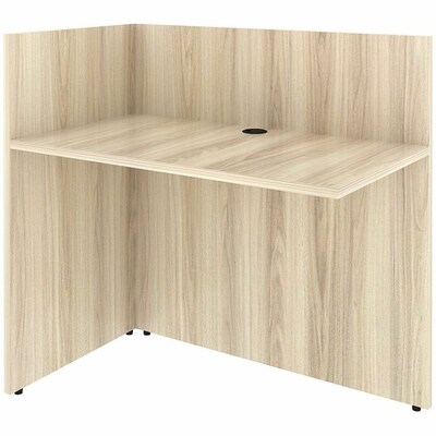 Lorell Essentials 23.62D x 41.87W Reception Return, Modern Elm (LLR66326)