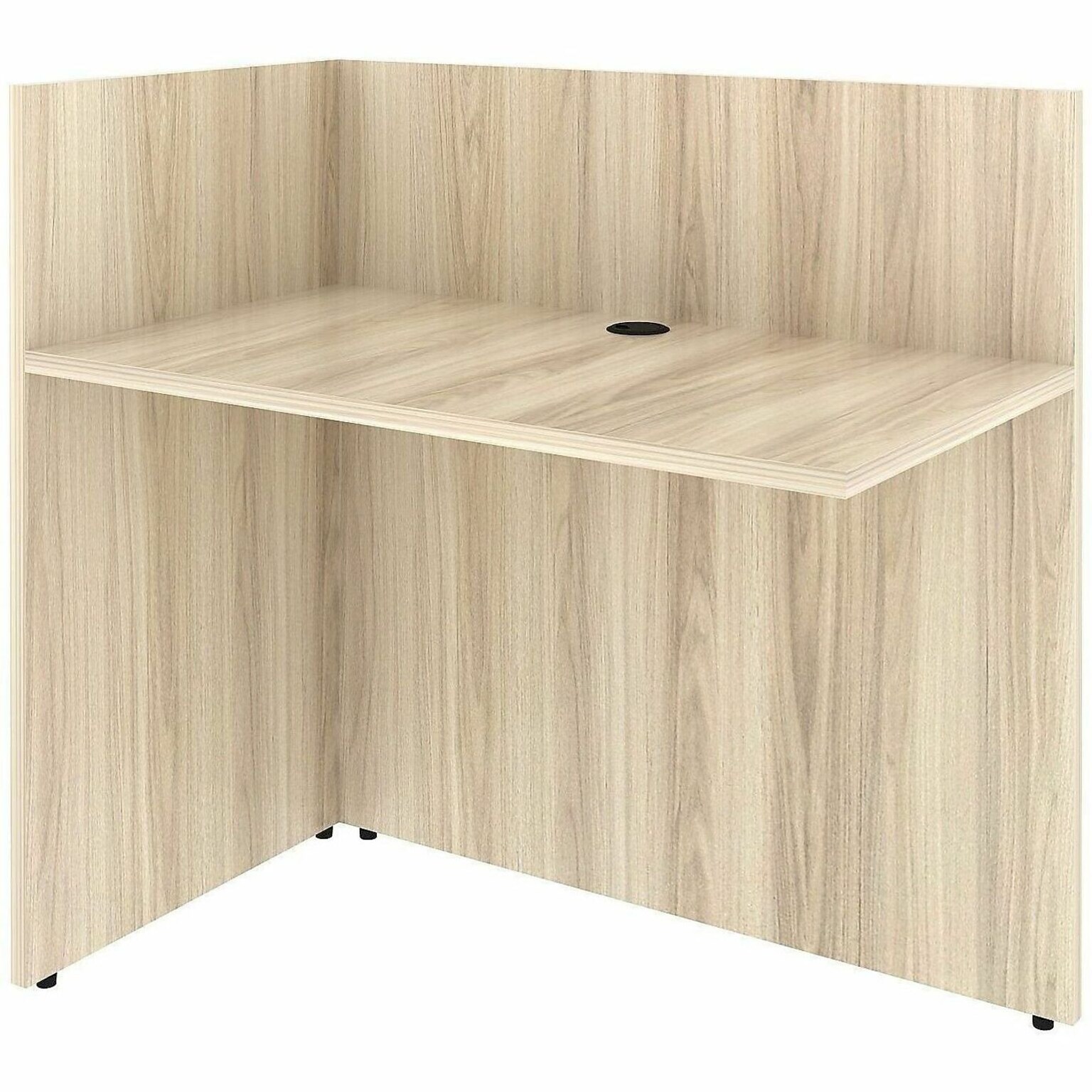 Lorell Essentials 23.62D x 41.87W Reception Return, Modern Elm (LLR66326)
