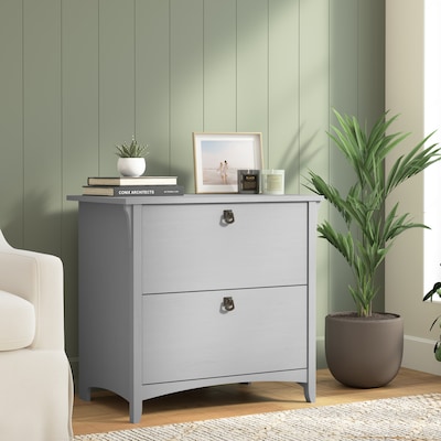 Bush Furniture Salinas Lateral File Cabinet, Cape Cod Gray (SAF132CG-03)
