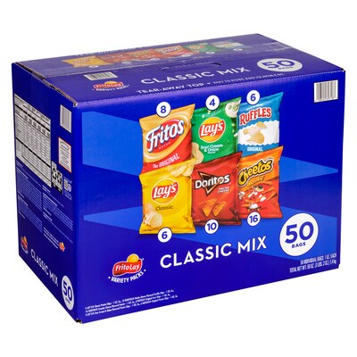 Frito Lay Gluten Free Variety Corn Chips, 1 oz., 50 Bags/Pack (220-00403)