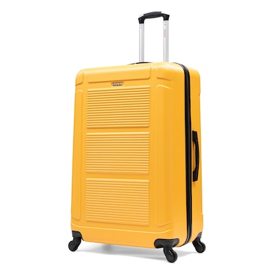 InUSA Pilot 33.27 Hardside Suitcase, 4-Wheeled Spinner, TSA Checkpoint Friendly, Mustard (IUPIL00XL-MUS)