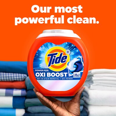 Tide Oxi Boost Power PODS HE Laundry Detergent, 45 Capsules (17124)