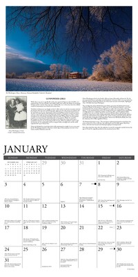 2027 Willow Creek Civil War 12" x 12" Monthly Wall Calendar, Assorted Colors (65136)