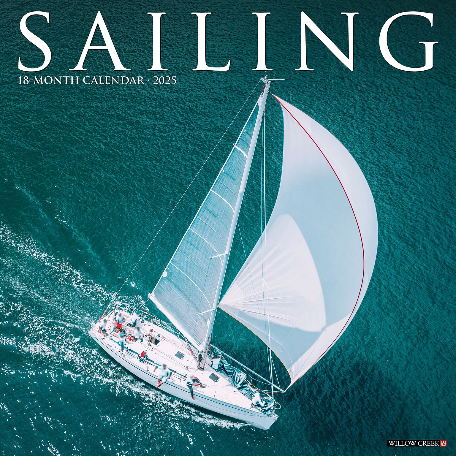 2025 Willow Creek Sailing 12 x 12 Monthly Wall Calendar (44728)