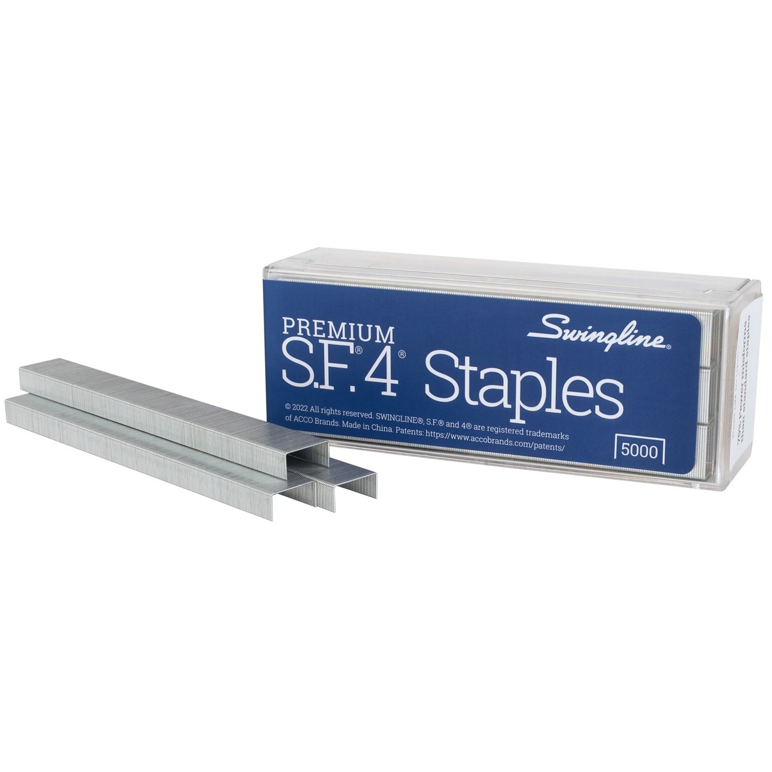 Swingline S.F. 4 Premium 1/4 Length Standard Staples, Full Strip, 5000/Box (35450)