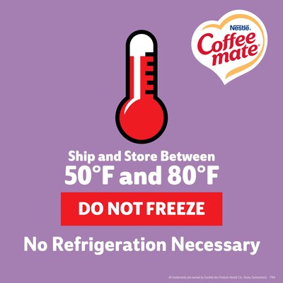 NESTLE COFFEE MATE Coffee Creamer Italian Sweet Crème Flavor, Liquid Creamer Singles, 0.375 fl oz, 50 Count.