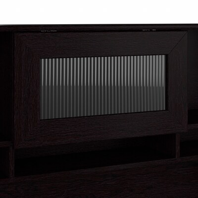 Bush Furniture Cabot 60"W Desktop Hutch, Espresso Oak (WC31831)
