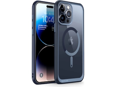 SUPCASE Unicorn Beetle Slim MagSafe Phone Case for iPhone 15 Pro, Blue (SUP-iPhone2023Pro-6.1-UBMag-Navy)