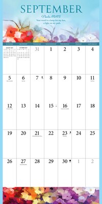 2027 Willow Creek Bible Verses 12" x 12" Monthly Wall Calendar, Assorted Colors (59173)