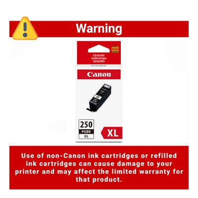 Canon 250XL Black High Yield Ink Cartridge (6432B001)