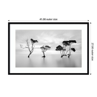 Amanti Art Waving Trees by Steven Fudge Wood Framed Wall Art Print, 41" x 27" (A42675533675)