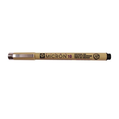 Sakura Pigma Micron Pen , Fineliner, Black Ink, 6/Pack (SAKXSDK1049-6)