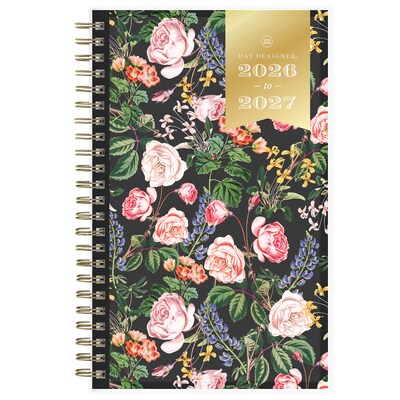 2026-2027 Blue Sky Day Designer Ophelia 5 x 8 Academic Year Weekly & Monthly Planner, Plastic Cover (158163)