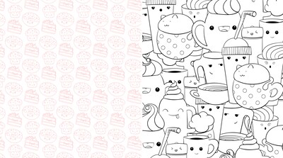 Quarto Cute Kawaii Coloring Book, 128 Pages (9780785839378)