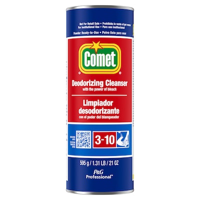 Comet Professional Deodorizing Cleanser Multi Purpose Powder Cleaner, 21 oz., 24/Carton (32987CT)