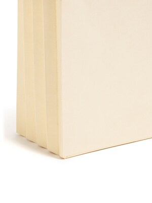 Smead Recycled Reinforced File Pocket, 3" Expansion, Legal Size, Manila, 10/Box (76164)